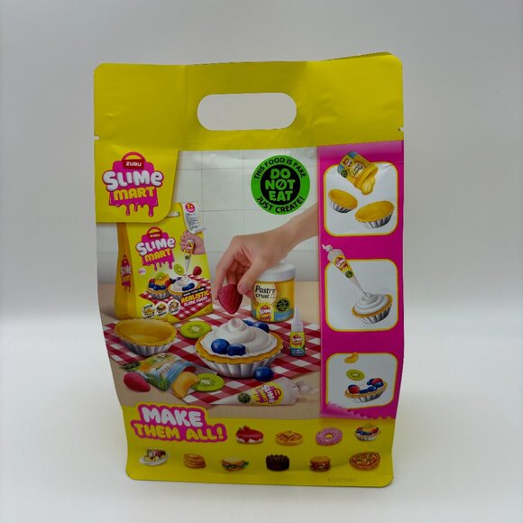 Slime Mart Bag FRUIT TART Pretend Play Food Themed DIY Slime Craft Toys NEW - Picture 3 of 4